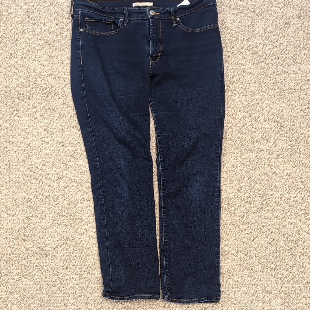Levis Dark Blue Denim Jeans
